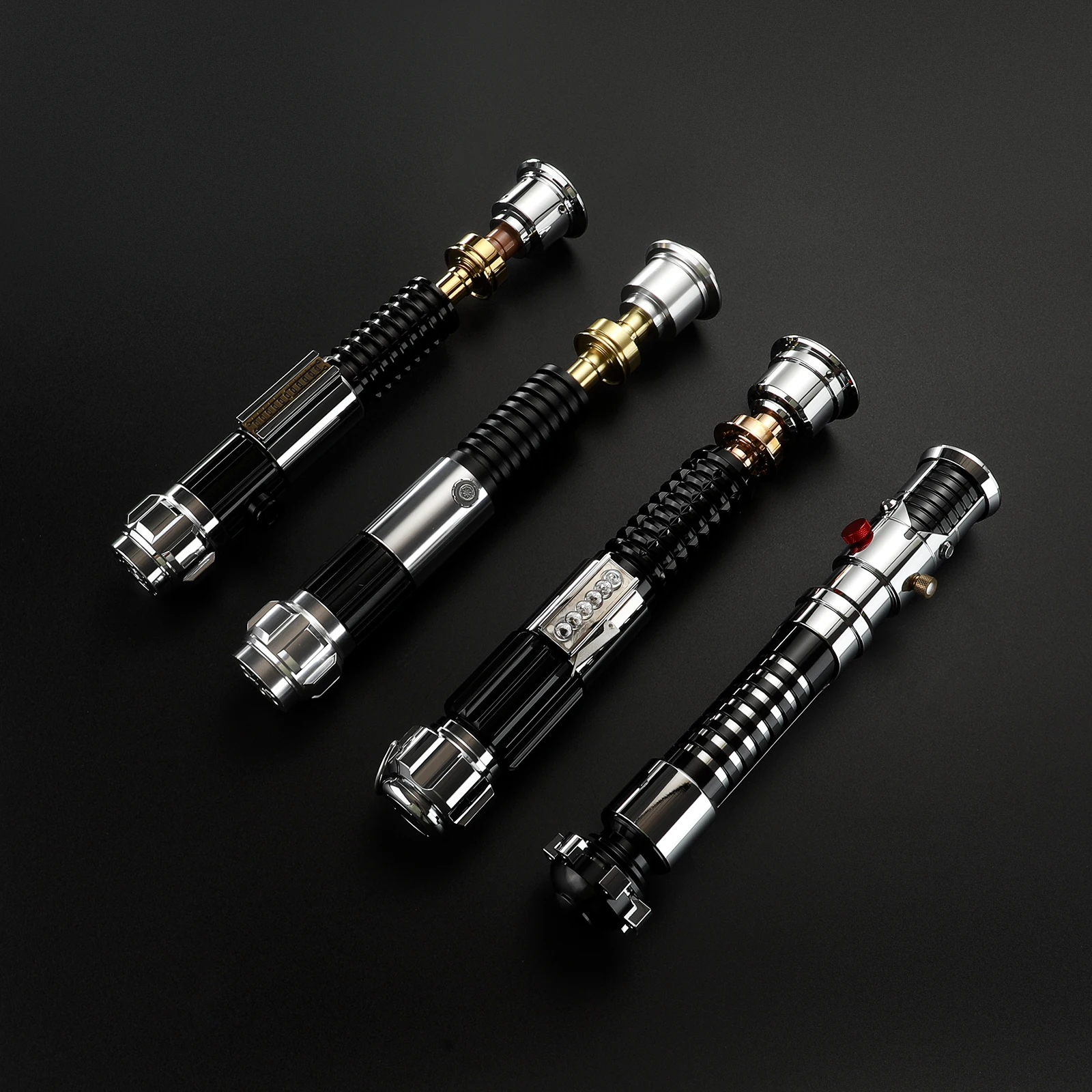 DamienSaber Obi-Wan Kenobi Lightsaber ، Xeno3.0 بكسل ، مبارزة ثقيلة ضوء صابر FOC ، قوة مقبض معدني ، أرجوحة سلسة مع بلوتوث