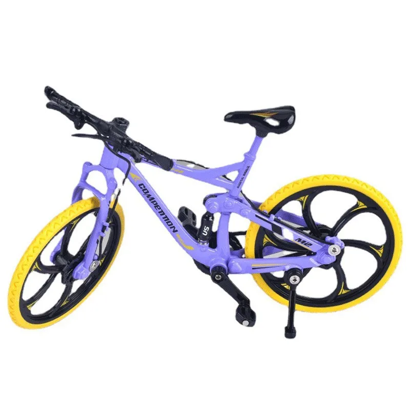 Pendentif de modèle de vélo en alliage pour enfants, jouet de puzzle de vélo, cadeau d'anniversaire