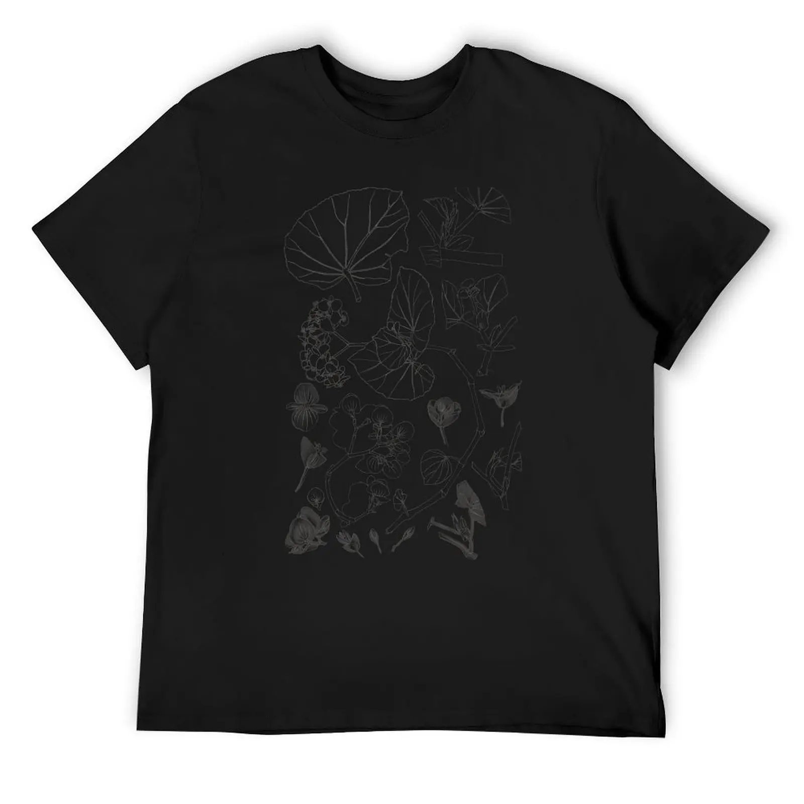 Begonia Plant T-Shirt customs anime mens tall t shirts