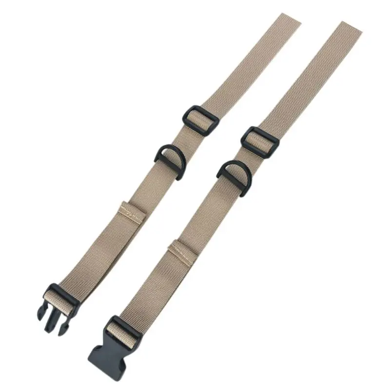 2Pcs/Pair Adjustable Nylon Backpack Chest Harness Strap Webbing Sternum Clip Rep