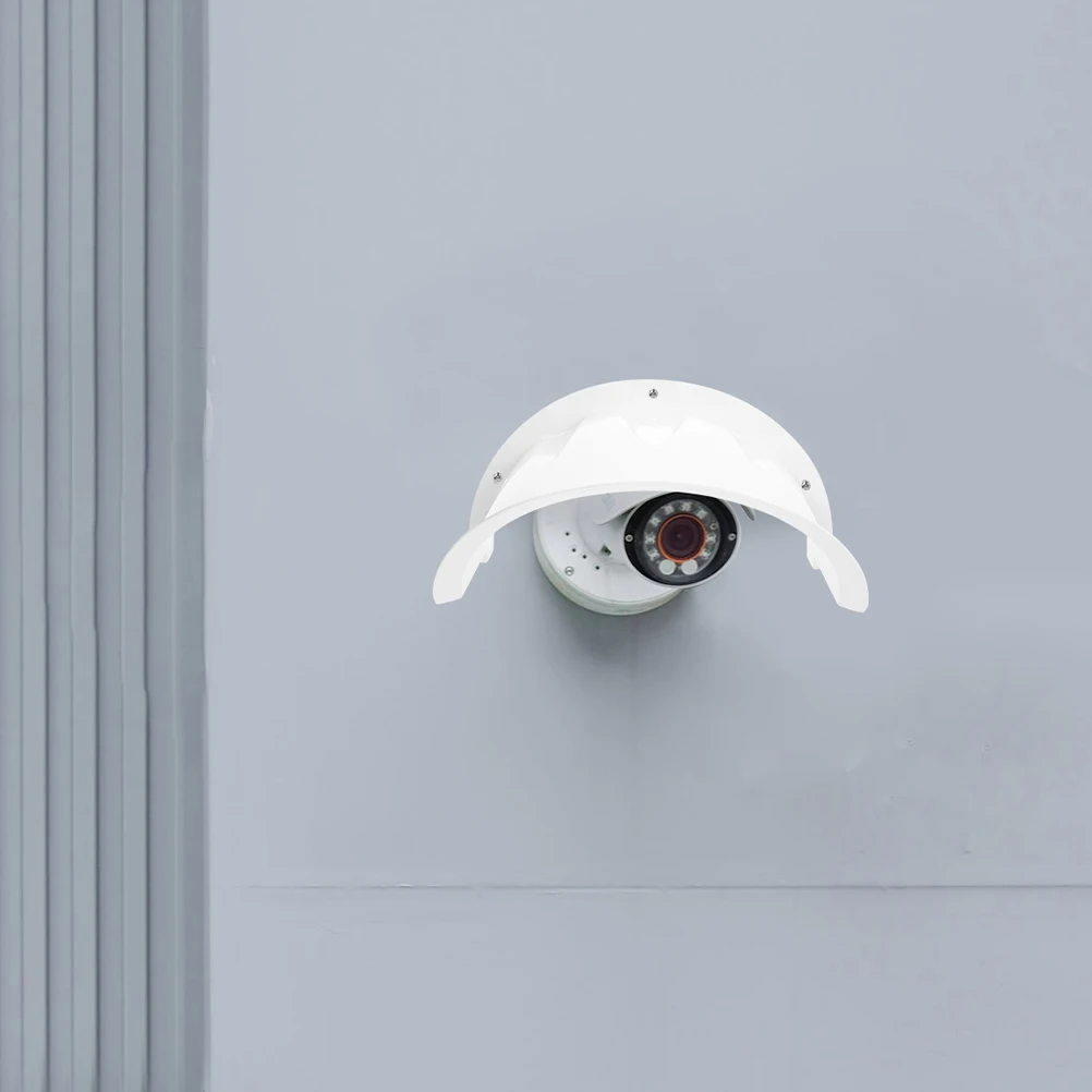 3pcs Waterproof Hat Sun Rain Cover Plastic Shade Outdoor Monitor Protection Accessories Video