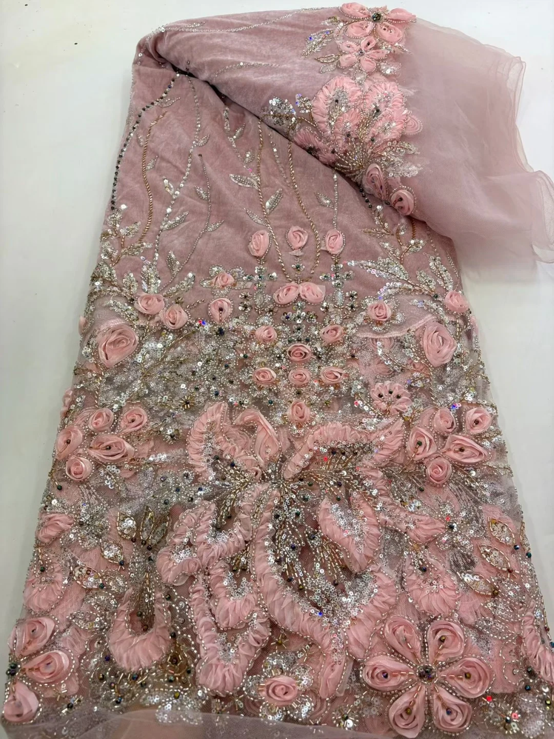 African Sequins Velvet Lace Fa - Sewing Velvet Fabric 评论和价格