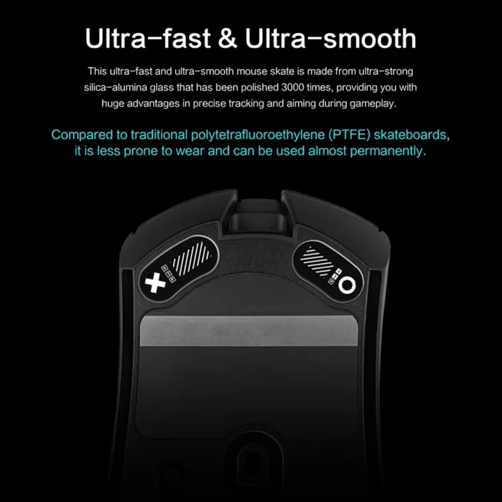 Mouse Skates For Razer DeathAdder V3 ProFeet For Enhanced Glide & Precision in Gaming