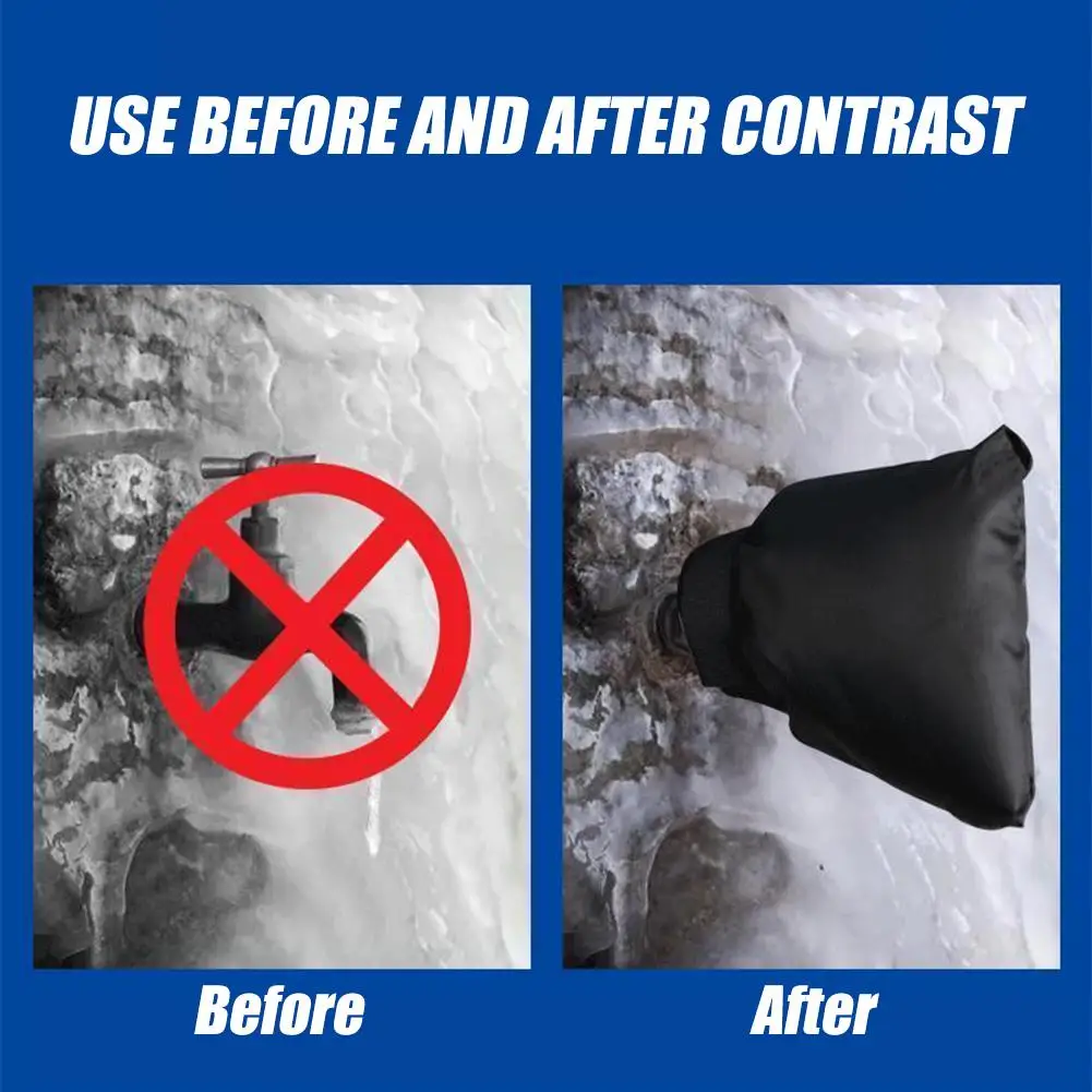 

Чехлы для уличных смесителей на зиму 420D, водонепроницаемая ткань Оксфорд, защита от замерзания, многоразовые, антикоррозийные, ветрозащитные K3L9