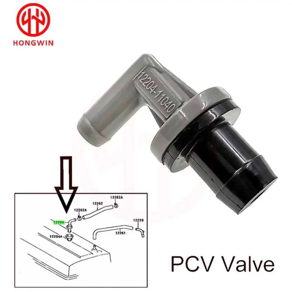 New Positive Crankcase Ventilation PCV Valve 12204-11040 For Toyota Camry Corolla Sprinter Celica Tercel Paseo Starlet 1983-2003