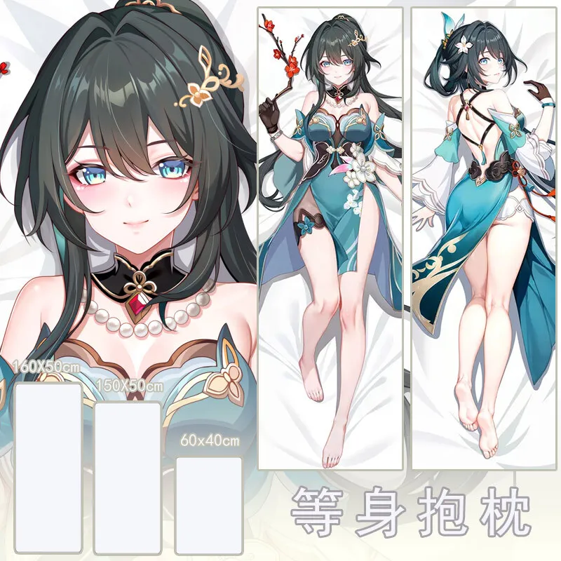 

Honkai: Star Rail Ruan Mei Dakimakura Hing Body Case Otaku Pillow Cushion Bed Linings Xmas Gift