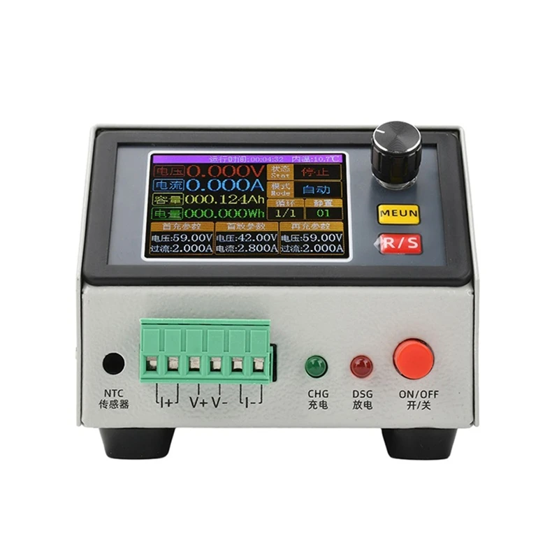 DC CNC Electronic Load Tester 150W 12V/1A 2.4-Inch Color Screen Lithium Battery Capacity Measuring Instrument 10A 20A-ELEC