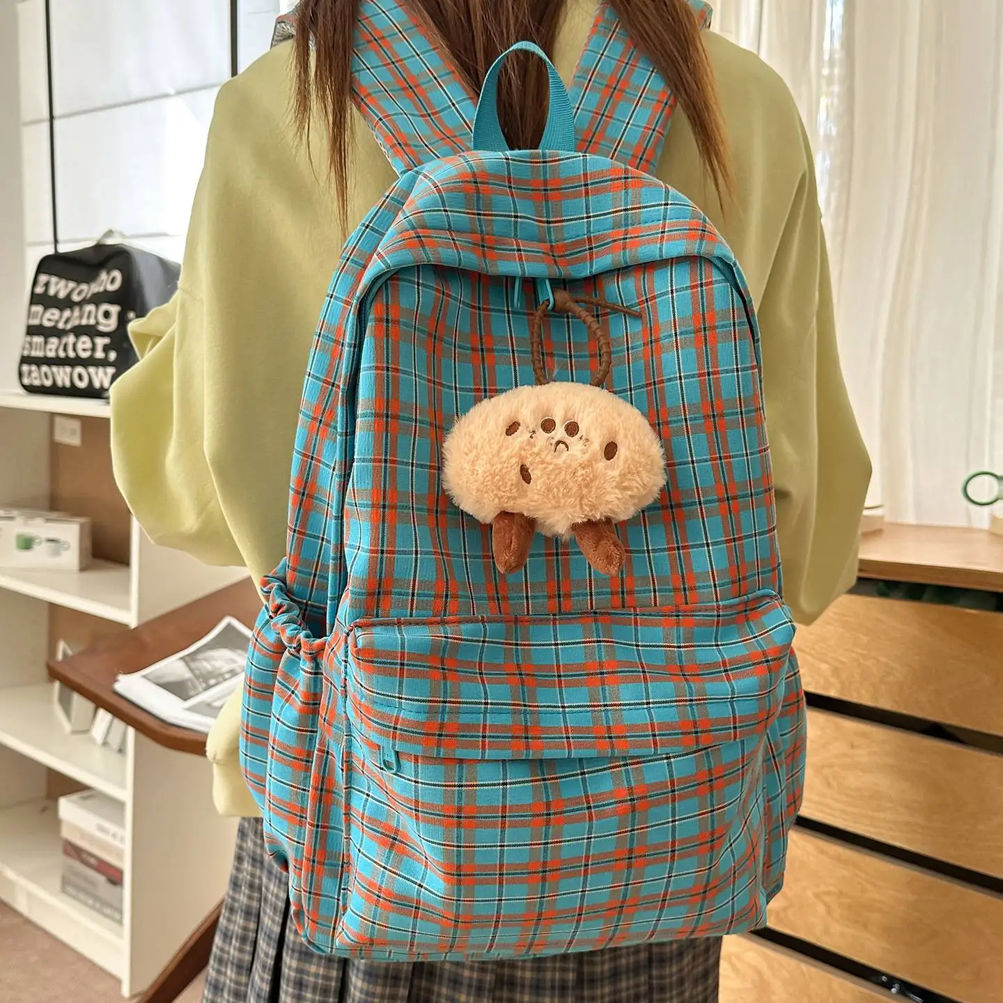 軽量トラベルバックパック-レディース-カレッジ-高校生向け-デュアルショルダーバッグ-2026年新作-ボキャブラリーキャンプバッグ