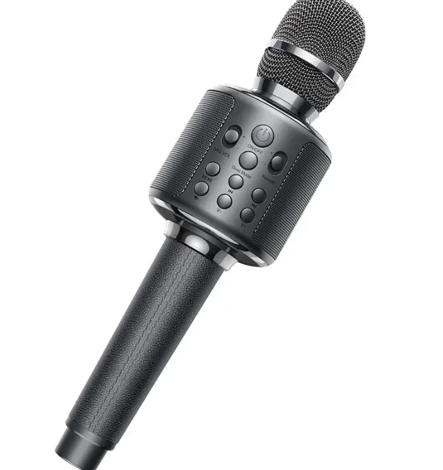 Karaoke Microphone Bluetooth Wireless Mic Portable Singing Machine with Duet Sing/Record/Play/Reverb Adult/Kid Gift for Home KTV