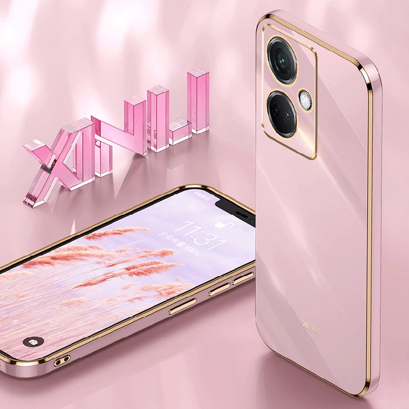 Funda Phone Case for OnePlus Nord CE3 CE 3 Lite 3Lite CE3Lite 5G Original Plating Silicone Candy Lens Protection Soft Back Cover