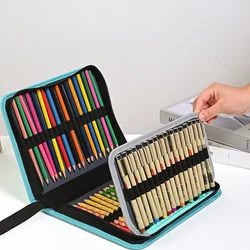 36/55/72 Slots Pencil Case School Pencilcase Supplies Girl Stationery Bag Organizer Large Capacity Pen Box Aesthetic Scholar Kit
