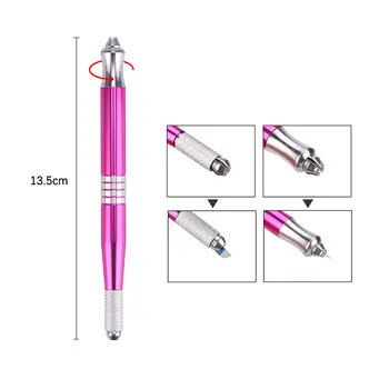 Bezdrátový PMU stroj Permanentní make-up pro obočí Miroblading Oční linky Rty Mikroshading Profesionální rotační tetovací pero Pistol Kit 12 nejlepší prodej dermoterapeutická pistole - №12