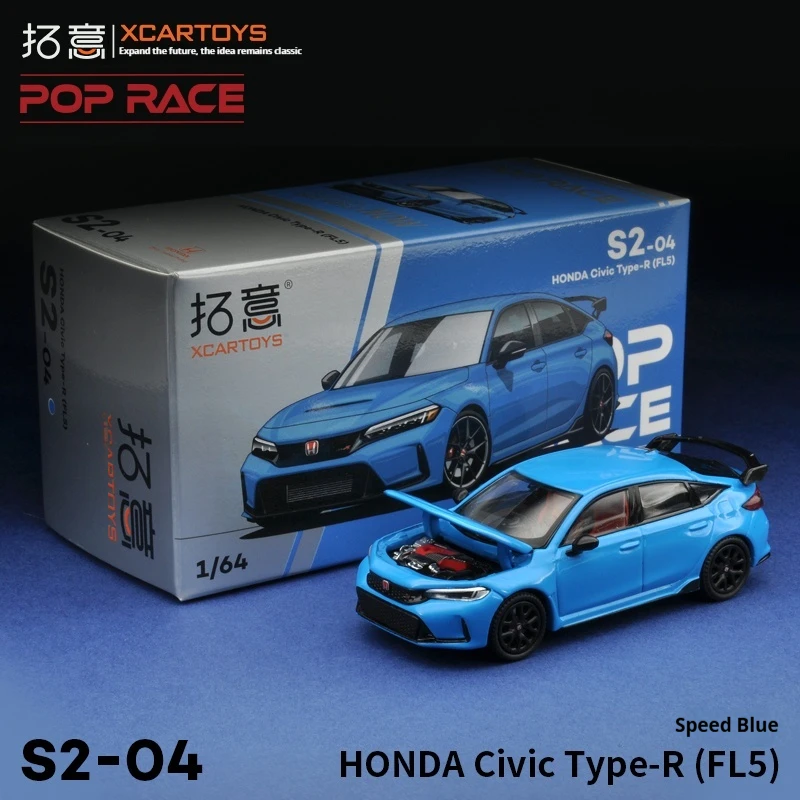 

XCARTOYS POPRACE 1/64 Scale Alloy Car Model Toy FL5 Racing Blue Non-Radio Controlled Transportation Toy Vehicle