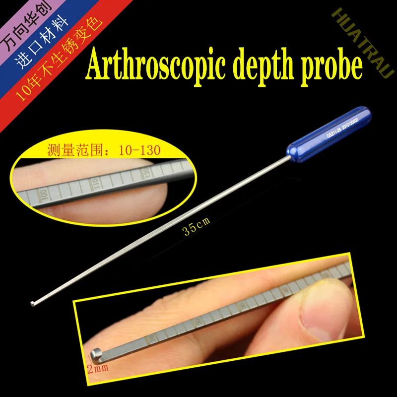 

Shoulder joint arthroscopic measuring ruler depth ulnar instruments sports medicine medical endoscope length size ruler measurer