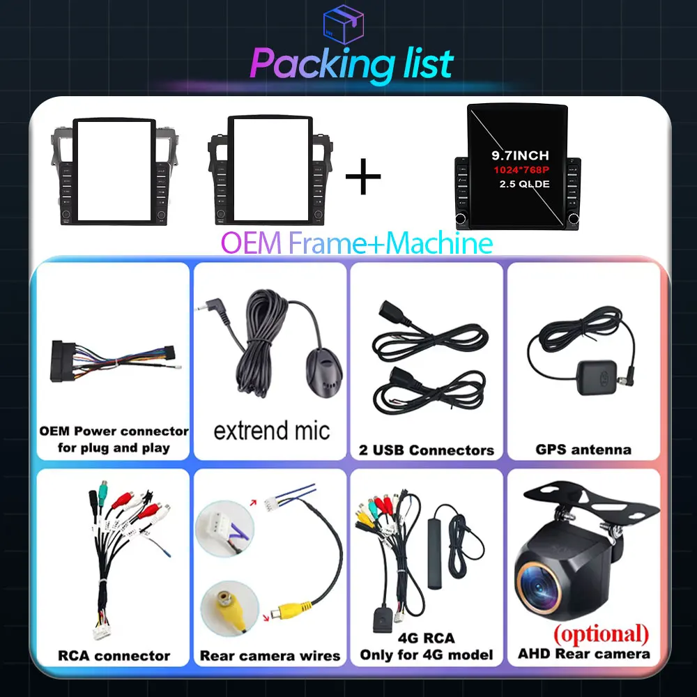 9.7 "نمط عمودي لشاشة تسلا أندرويد 15 راديو السيارة لتويوتا فيوس يارس 2007-2012 نظام تحديد المواقع والملاحة مشغل وسائط متعددة #6