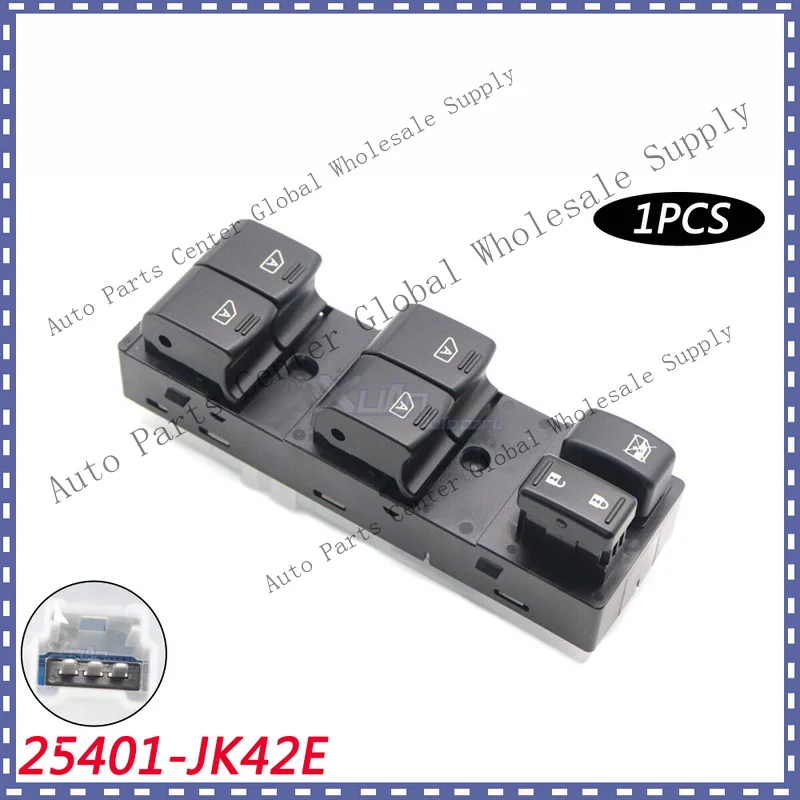 Z+ 25401-JK42E NEW For Infiniti For G35 G37 Q40 G25 Power Window Switch Front Left