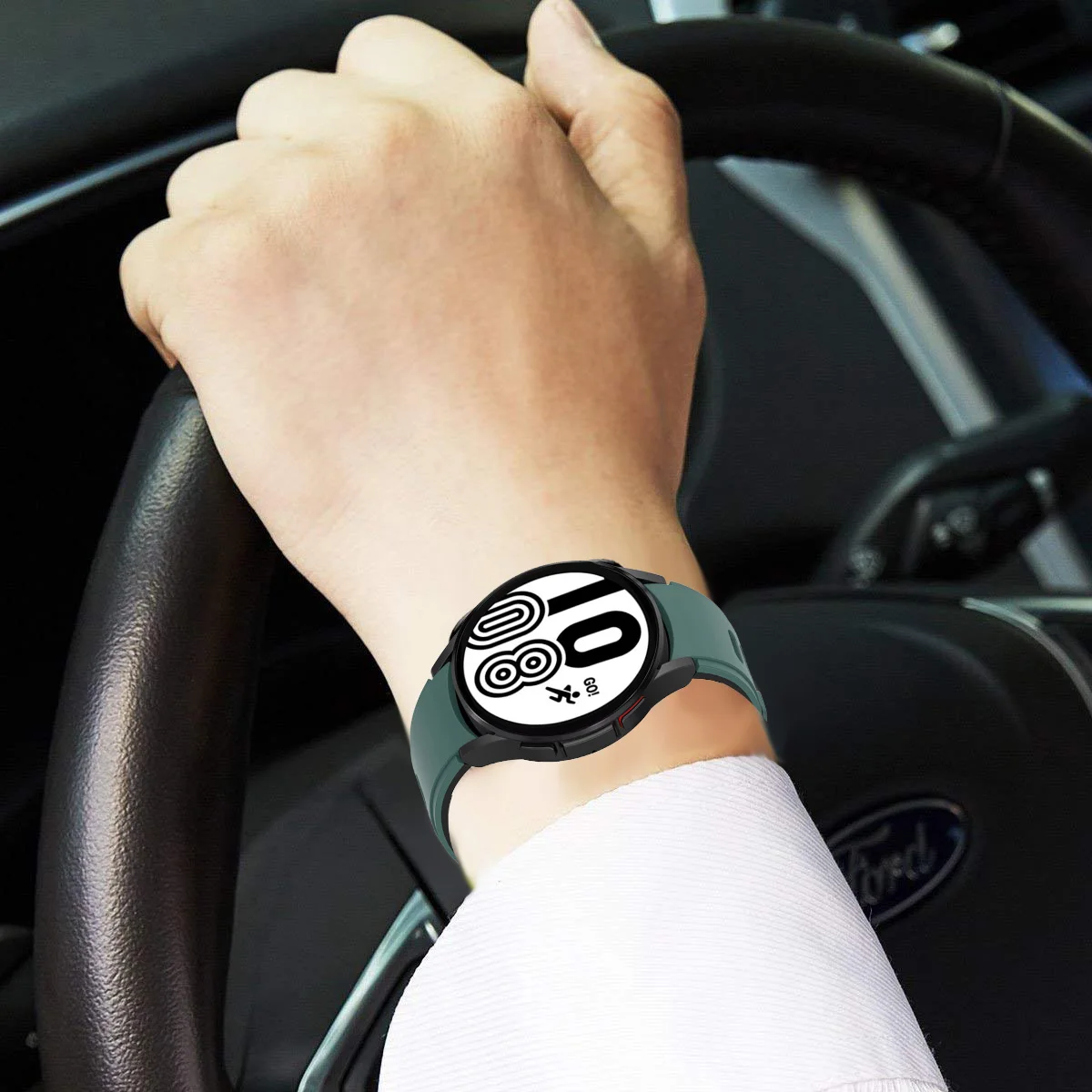 Correa para Samsung Galaxy Watch 4/5/5 pro, pulsera de silicona deportiva sin huecos, Correa clásica de 45mm, 44mm, 40mm, 46mm, 42mm