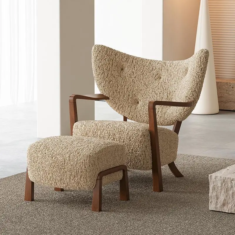 

Solid wood sofa chair Leisure chair Solid wood living room