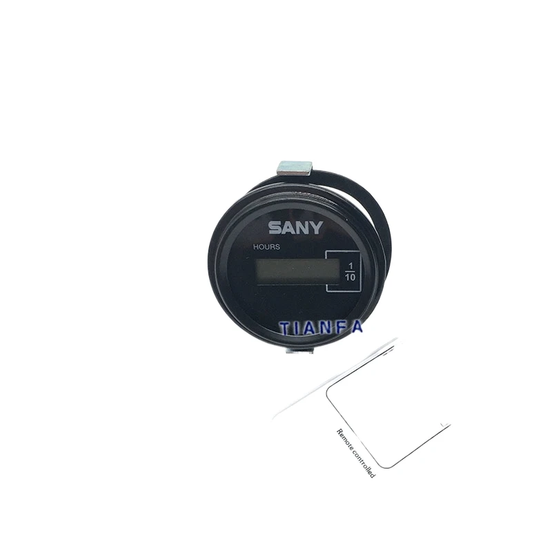 Excavator accessories for Sany sy65 75 135 215 235-8 remote control timer time code meter timer