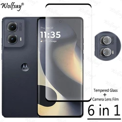 Full Cover Tempered Glass For Motorola Edge 2024 Screen Protector Moto Edge 2024 Camera Glass For Moto Edge 2024 Glass 6.6 inch