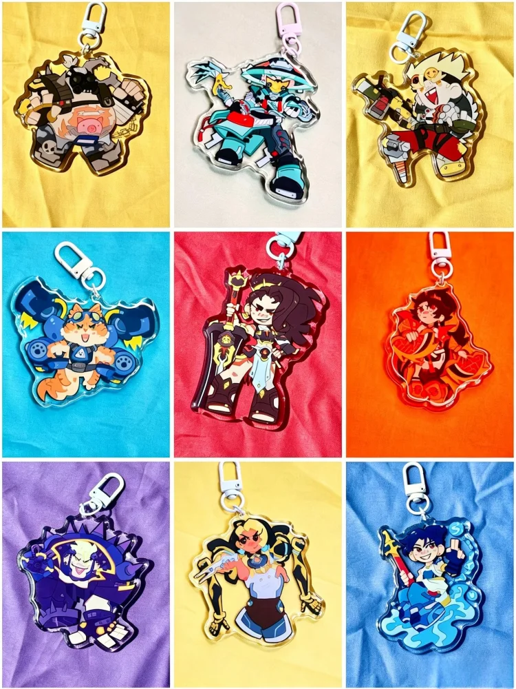 Overwatch Acrylic Keychains Collectible Bag Key And Backpack Decorations to Show Your Fan Pride view 5