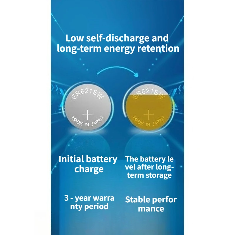 For Quartz Watches Watch Battery 364/SR621SW Electronic Button Battery
