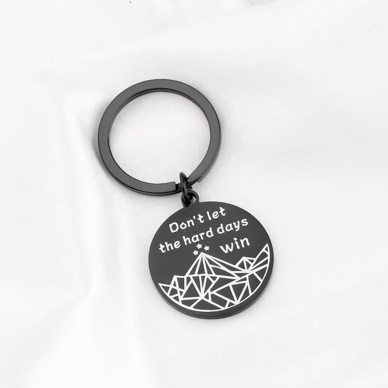 A Court of Thorns and Roses Inspired Keychain - Don’t Let The Hard Days Win- Velaris Gift ACOMAF Night Court Gifts