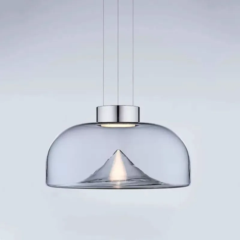 Iceberg Restaurant Chandelier Italian Designer Creative Personality Nordic Modern Minimalist Glass Dining Table Bar Desk Lamp