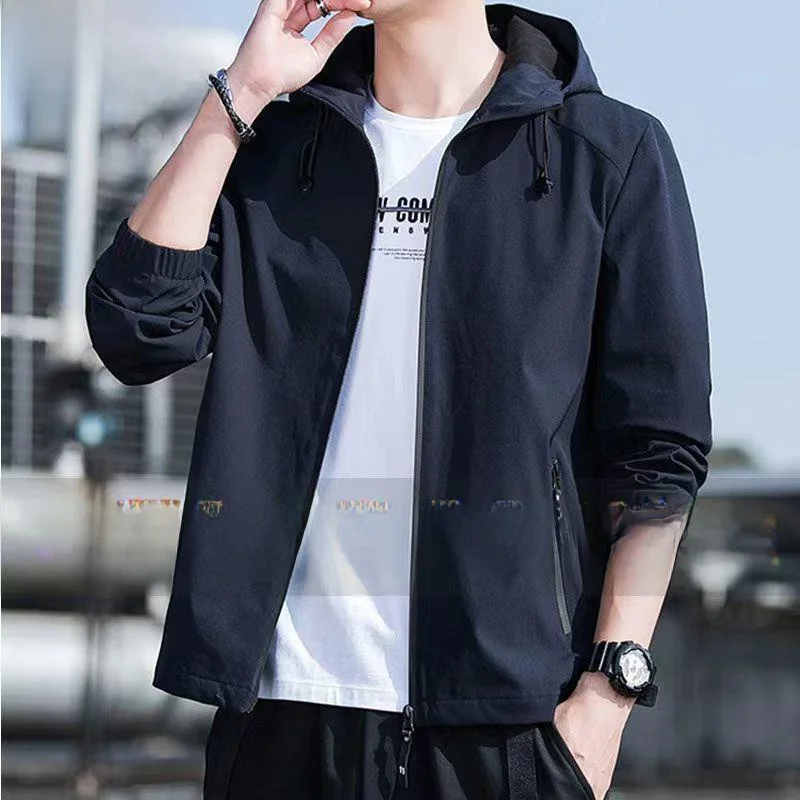 

Мужская куртка Rctic People, повседневная спортивная мужская модная верхняя одежда, корейская осенняя новинка, облегающая длина, расширенная длина