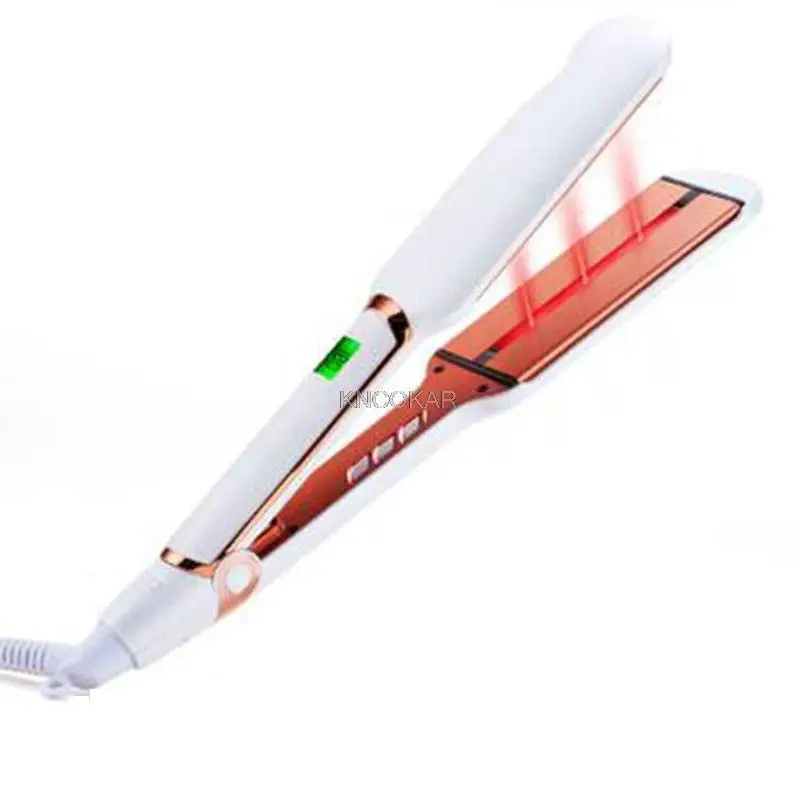 Infrared straight iron buckle in electric curling iron and ceramic does not hurt hair straightening powder bang curlers