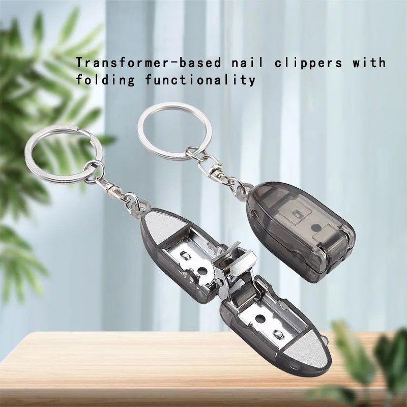 

Nail Clippers Ultra Sharp Sturdy Fingernail Toenail Clipper Cutters, Black Deformation can be convenient to carry cortauñas 손톱깎이