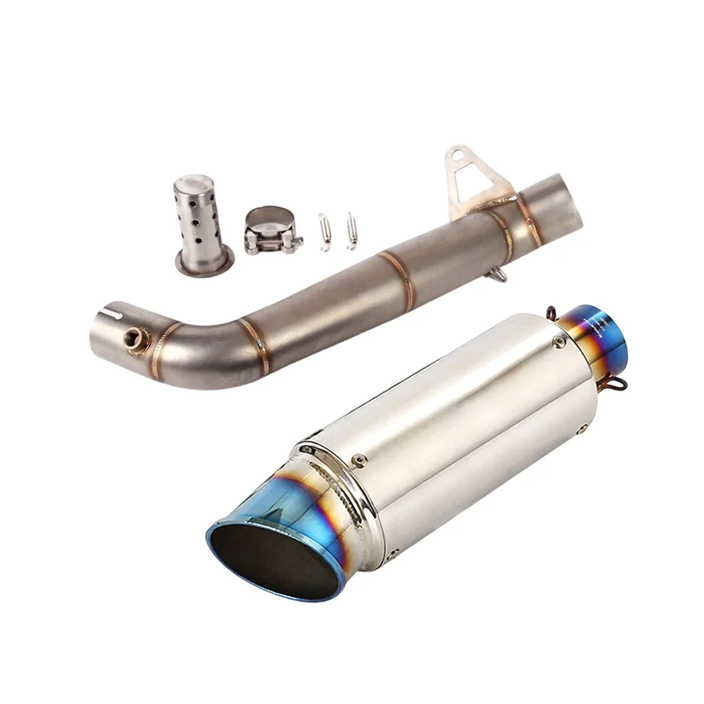 Für Honda CBR1000RR 2008-2016 Auspuffanlagen Slip-On Auspuff Mittelrohr Schalldämpfer Endrohre Auspuffrohre – Detail 12