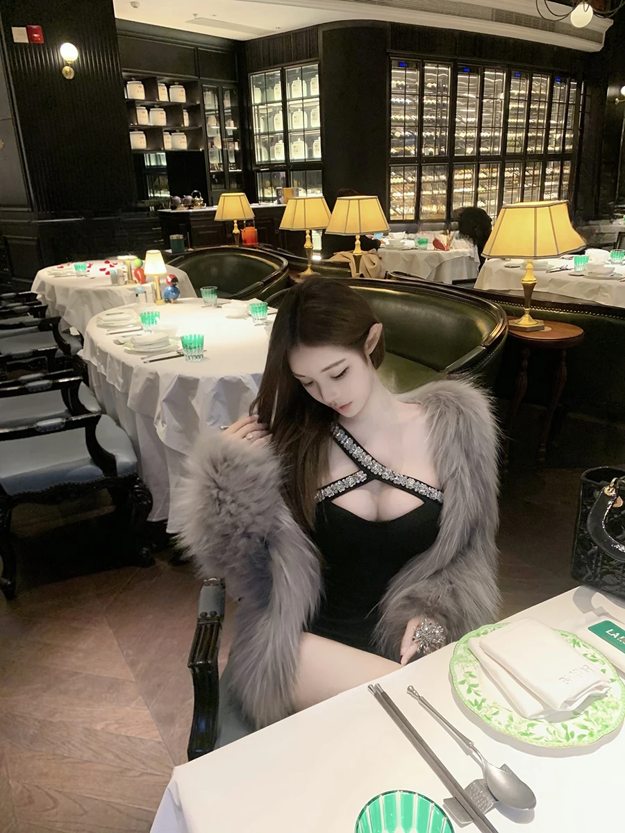 

Sexy Chic Bla Dr Strapl Bodycon ort Skirt Polyester Cotton Spandex Winter Faion Women's Clothing Dres