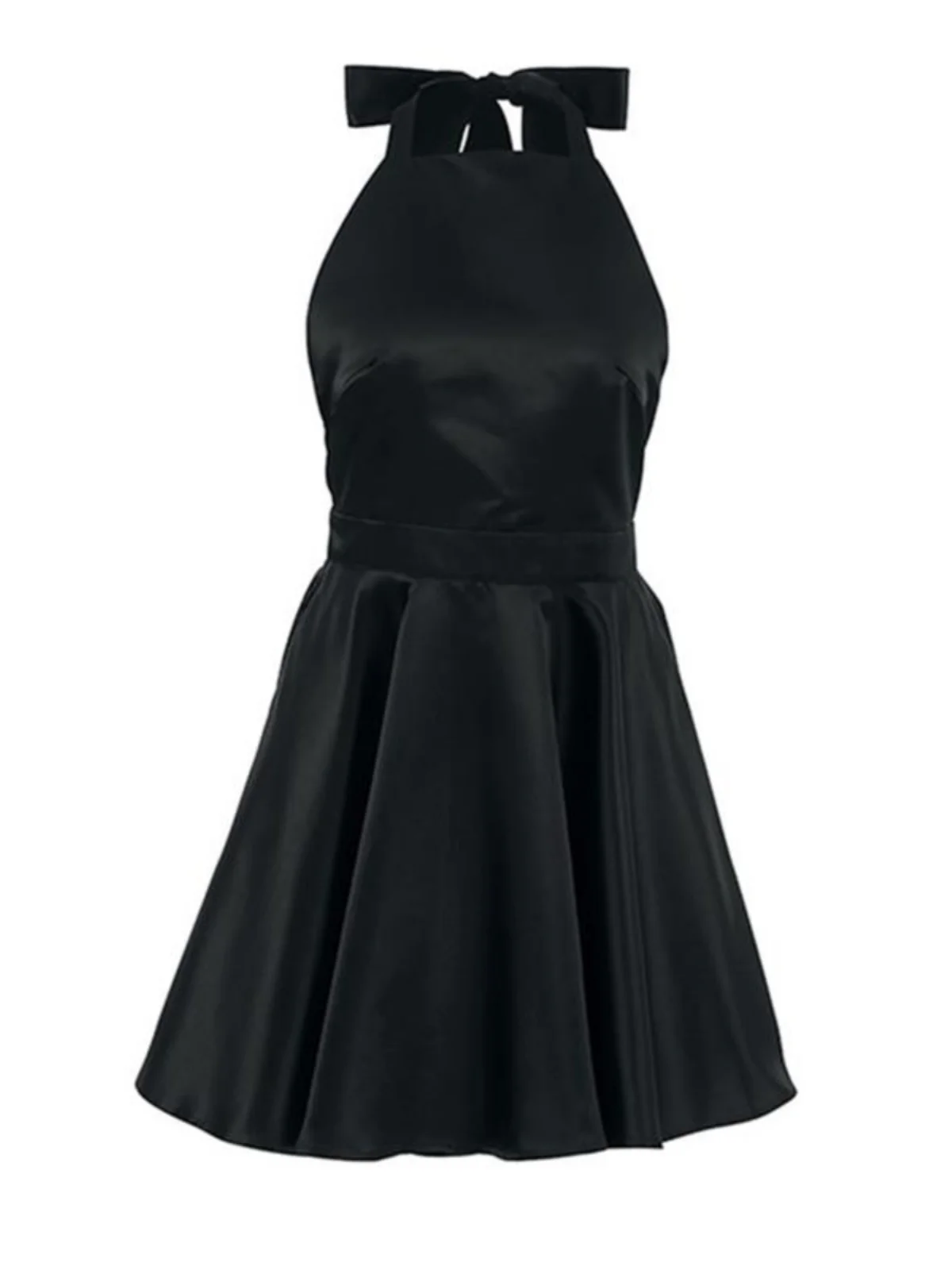 Sexy Svel Bal ort Rok Jurk Satijn A-lijn Taille-Knijpen Dr Bla Hangende Ne Jurk Jonge Volwassen Hoge Taille Sp...