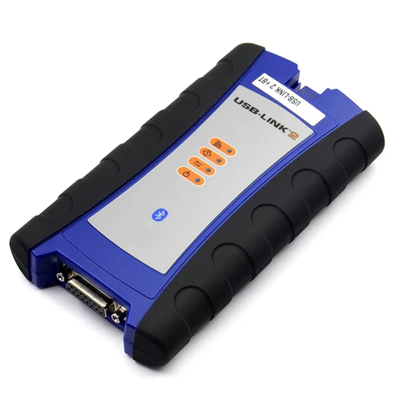 Nexiq-2 USB Link 2 125032 Truck Interface Diagnostics With Software Bluetooth Blue Plastic For Heavy Duty Truck Scanner Tool