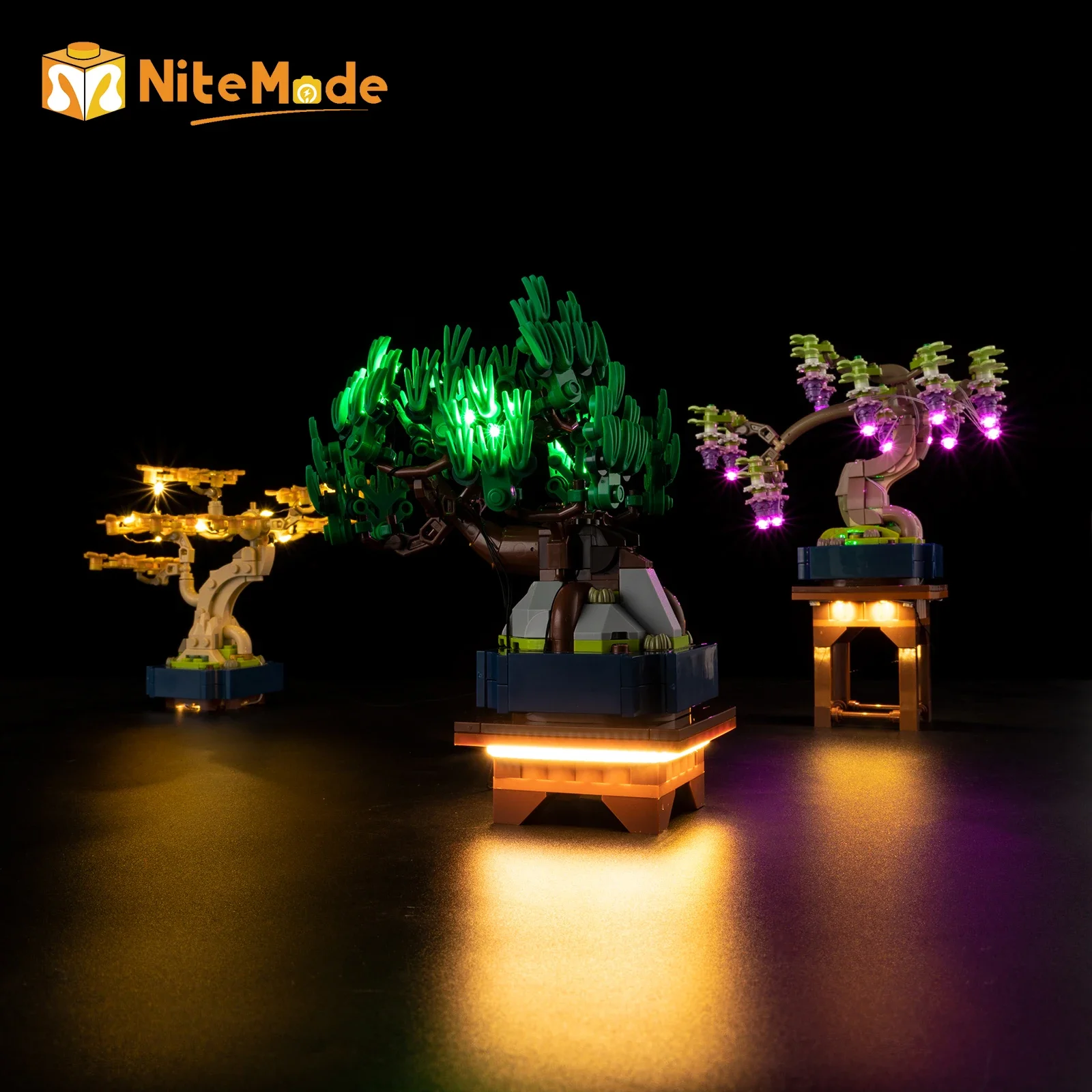 Led Lighting Set for LEGO Mini Bonsai Trees 10373 Building Blocks (Not Included Model)