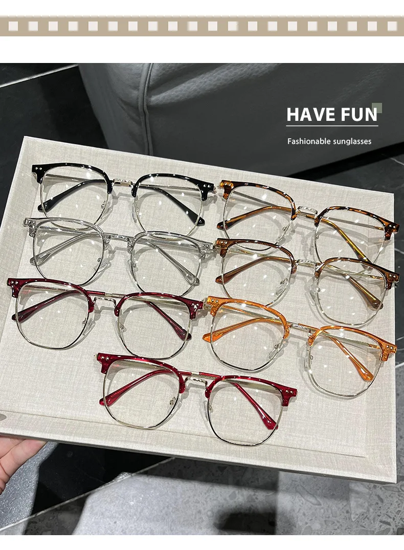 Presbyopie-Brille mit Linsen, die die Farbe unter Sonnenlicht blau/UV-beständige Business-Lesebrille ändern kann0 +0,5 +1,0 ~ +4,0 – Detail 2