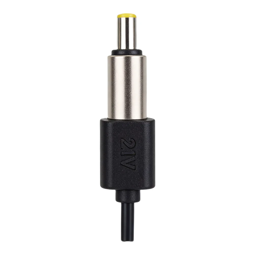 Battery Charging Cable 5V To 21V Boost Cable 5V Charging Head Compatible Black Color Accessory Replacement For 21V Battery