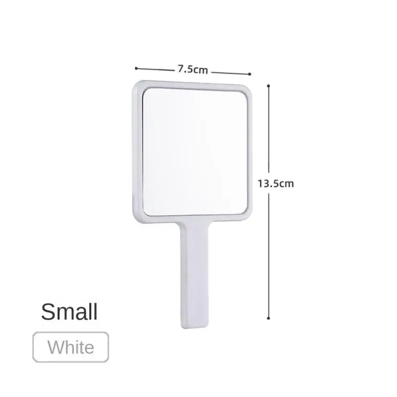 Eyelash Extension Handheld Makeup Mirror Square Makeup Vanity Mirror with Handle Hand Mirror SPA Salon Compact Mirrors