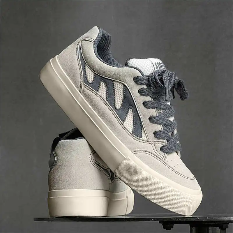 Мокасины со шнуровкой Кроссовки Мужские тканые кроссовки Коричневые мужские спортивные туфли для бега Модный универсальный бренд Krasofka High-tech