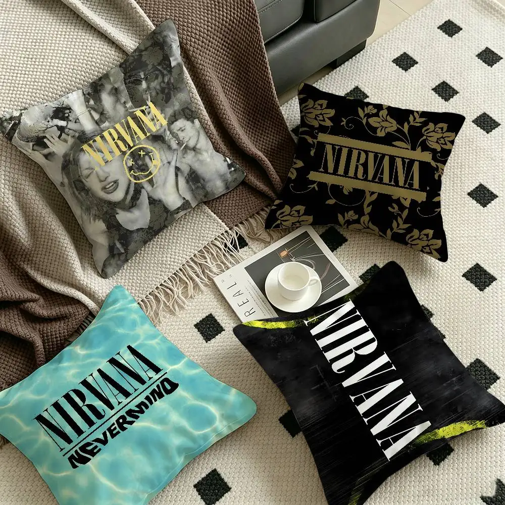 Nirvanaa Office Cushion Pillowcase Car Cushion Cover45X45CM Lumbar Pillowcase Sofa Pillowcover
