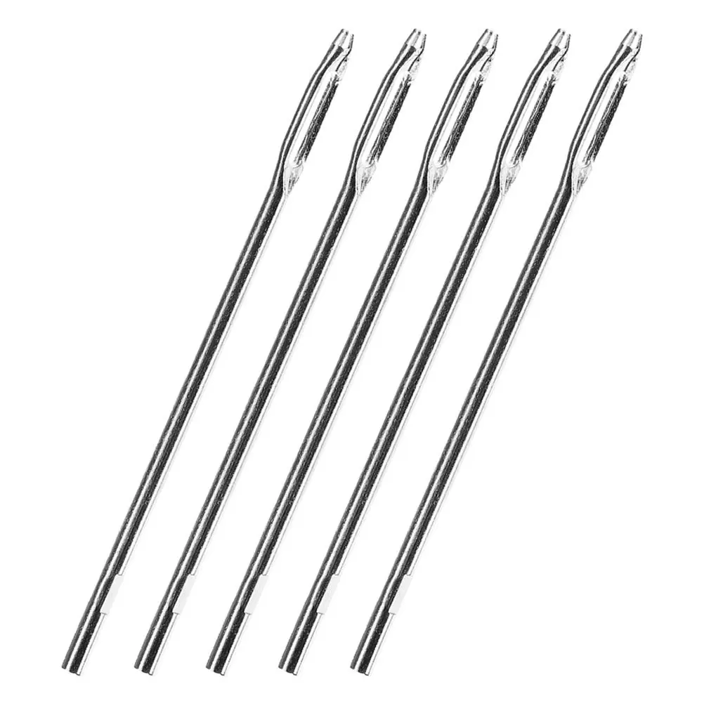 

5pcs Tire Plug Repair Kit Split Eye Needles For Car Heavy Duty Puncture Fix Tool For Vacuum Regular Tires Automotive Repair