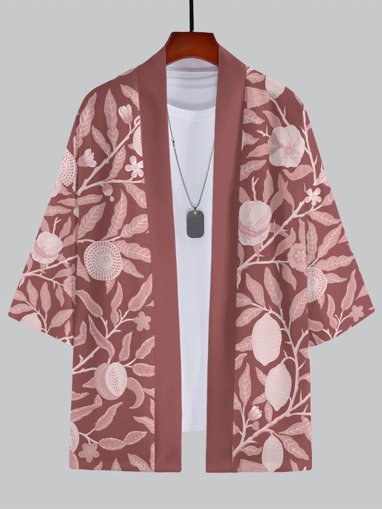 

2025 New Summer Men's 3D Kimono Bundle - Cultural & Cyber Patterns