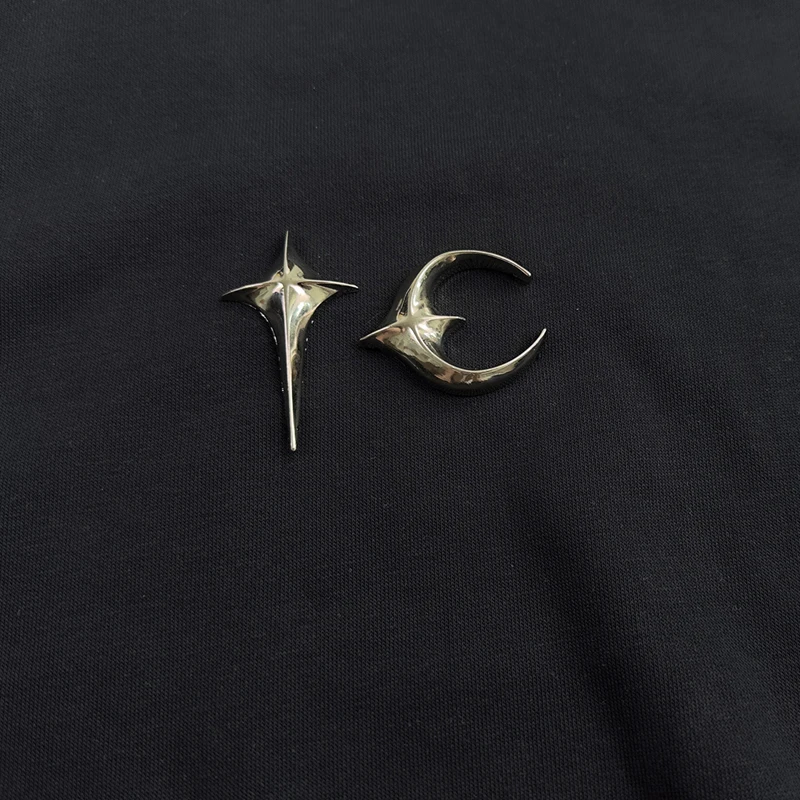 الشارع الاتجاه الكلاسيكية شعار معدني البلطجة نادي كم طويل البلوز عالية الجودة عادية مستديرة الرقبة THUG نادي تي شيرت بلوزات #3