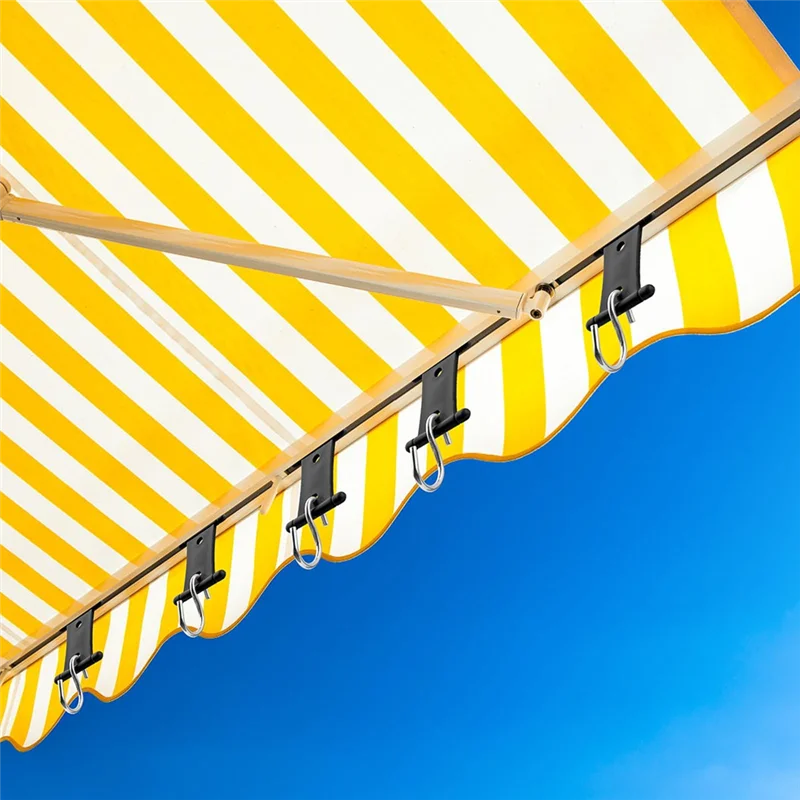 

A01F-16 PCS RV Awning Light Clips Awning Hooks, Double Sided Campers Light Holders Awning Hooks Light Support Hanger