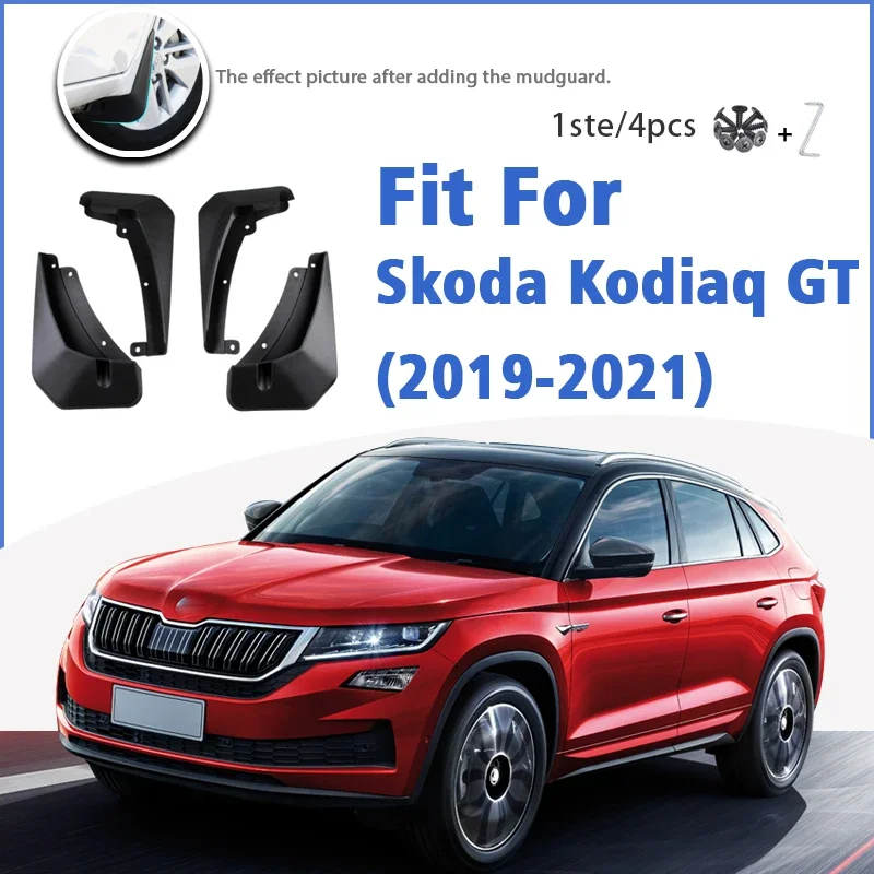 

Mudguard For Skoda Kodiak Kodiaq GT 2019-2021 Front Rear Mudflaps Mudguards Car Accessories Auto Styline Splash Guard Fender