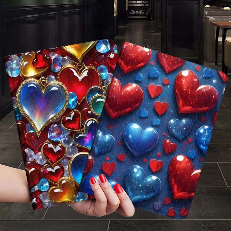 

Colorful Heart Illustration Art Tablet Case For Samsung Galaxy Tab S7 S8 S9 S10 FE Plus 12.4 13.1 Inch