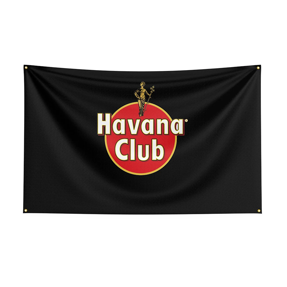 90x150cm Havanas Flag Polyester Printed Alcohol Banner For Decor