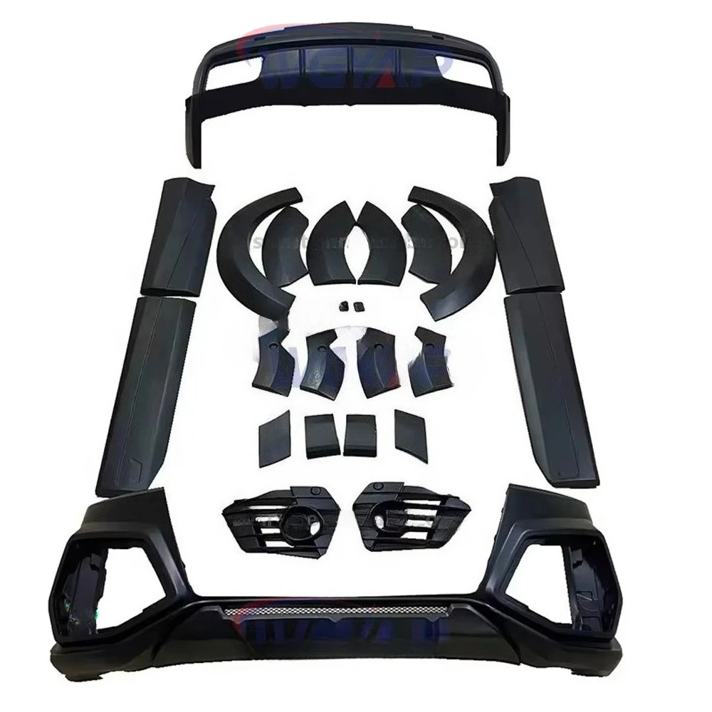 

WGYAP Q7 Wide Body r Q7 2016-2019 Front & Rear Bumper Car Styling Parts Front Lip Upgrade Aerodynamic Kit for i Q7customcustom