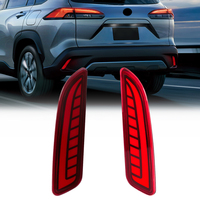 GEFENSI LED Rear Bumper Reflector Light For Toyota Corolla Cross 2020 2021 Car Strop Brake Warning Start-up Dynamic Turn Signal